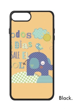 适用于iPhone条纹大象鸟卡通黄色Xr手机壳max保护套678plus硅胶11