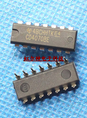 直插集成 CD4070BE CD4070 4070 DIP14 进口原装