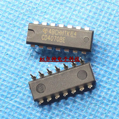 直插集成 CD4070BE CD4070 4070 DIP14 进口原装