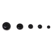 Natural black agate abacus beads spacer black gasket loose beads DIY water hyacinth Vajrabodhi accessory package