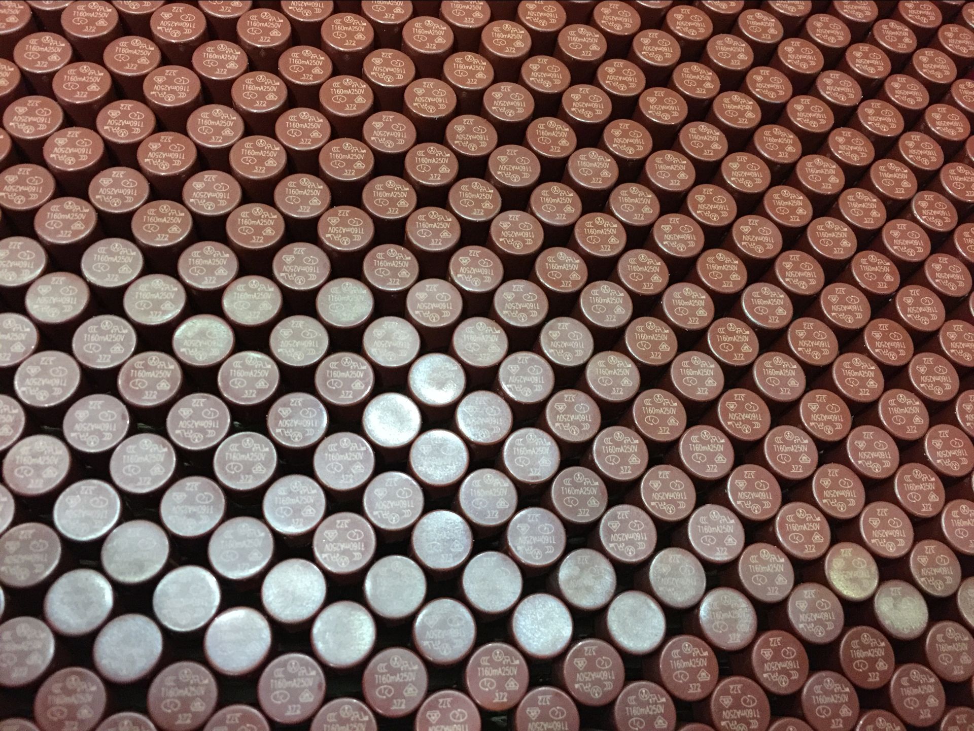 wickmann 保险丝 372系列  T160MA250V 0.16A  圆柱保险丝