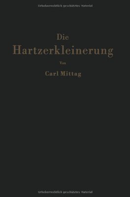 【预订】Die Hartzerkleinerung: Maschinen, Th...