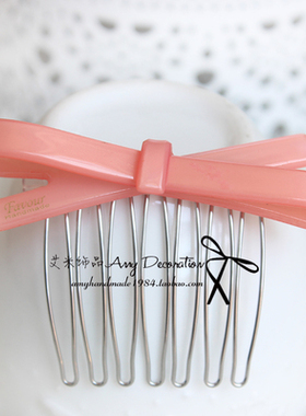 韩国热卖az同款favour正品发夹发饰头饰发梳刘海梳亚克力插梳发插