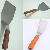 炒饭煎蛋铲 羊牛猪鸡扒排铲 大号不锈钢铁板烧铲子手抓饼 漏油铲