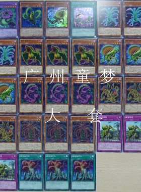 广州童梦正版日文游戏王SPFE小套捕食植物 现货