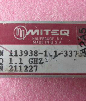 MITEQ 113938-1.1-33732 0.8-2GHz 22dB SMA 低噪声微波功率放大
