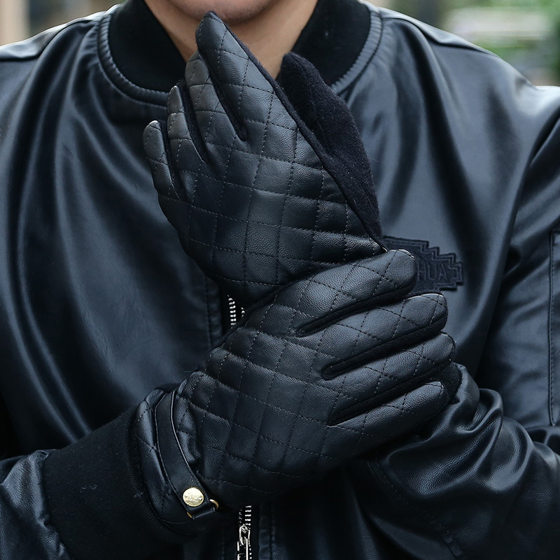 Gants pour homme      en Laine Cachemire - Ref 2782616 Image 2