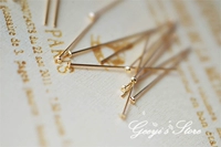 Ничего!American Package Package Gold/Golding Gold 14 кгф T PIN -платформа Pingxian DIY аксессуары
