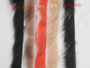 DIY.服装毛皮辅料毛皮花边0.3CM貉子毛条包包鞋子补丁真毛一体边