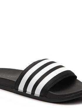 美国直邮Adidas/阿迪达斯351156男鞋经典三道杠舒适轻质拖鞋