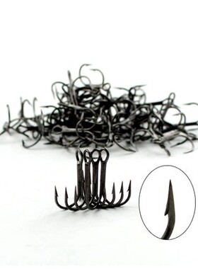 路亚饵替换钩vmc三本钩6#8#10#12#三本钩路亚鱼米诺和小饵专用钩