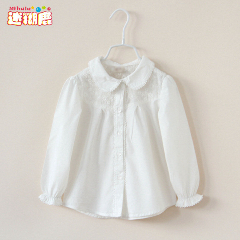 Chemise fille à manche longue - Ref 2085229 Image 1