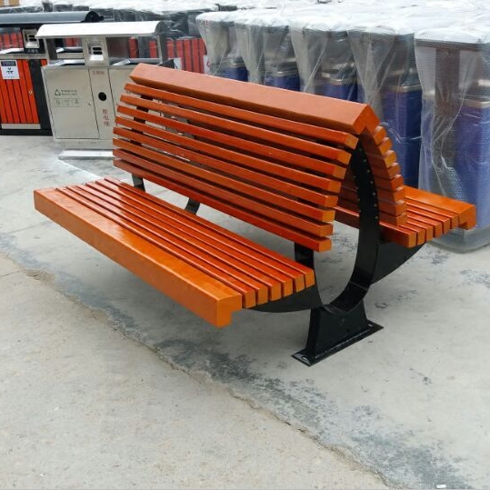 靠背椅小区学校户外木条椅 公园长椅 广场休闲椅长椅实木椅双面椅