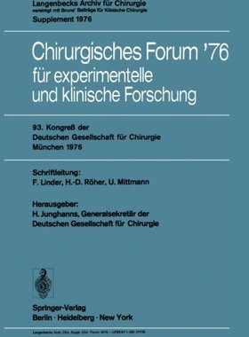 【预订】Chirurgisches Forum 76 Fur Experimen...