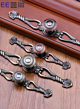 拉手 仿古门把手 欧式田园 衣柜鞋柜橱柜 38039青古铜红古铜