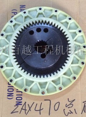 适用于挖掘机EX日立ZAX470-3连接盘总成 联轴器靓胶+连接盘铁齿