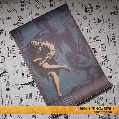 枪花乐队摇滚金属音乐海报