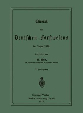 【预订】Chronik Des Deutschen Forstwesens Im...