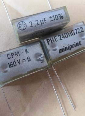 RIFA PHE240 225  2.2UF 160V 透明壳无极薄膜电容器 MINIPRINT