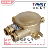 泰航 船用銅質(zhì)接線盒JXH202戶(hù)外金屬水密防水盒IP56 16A廠家直銷(xiāo)