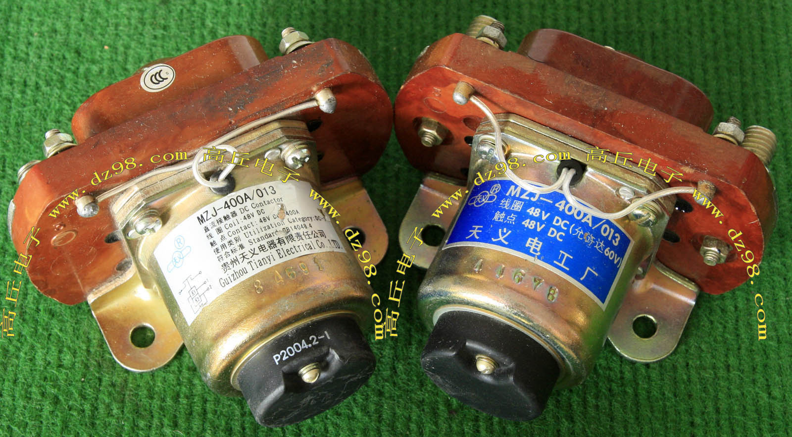 MZJ-400A/013 接触器 大电流 继电器 线圈电压48V 触点电流400A
