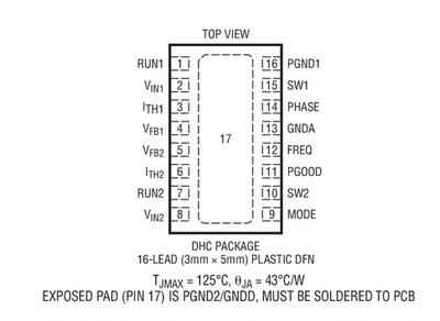 进口原装  LTC3417EDHC LTC3417AEDHC LTC3417 DFN 现货
