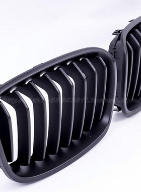 宝马BMW原厂M Performance 1系F20运动黑色中网MP进气格栅