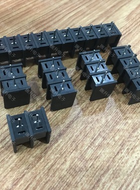 KF/MG25C-2P3P4P5P6P7P8P9P10P11P12P 栅栏式接线端子7.62MM黑色