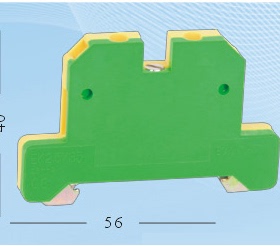 优质直销EK-2.5/35 ，SAK系列 2.5mm2黄绿接地端子 JXB系列