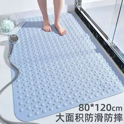 Powder room non-slip mat full of silicone rubber mat large area commercial rubber bottom household butt drop mat bathroom
