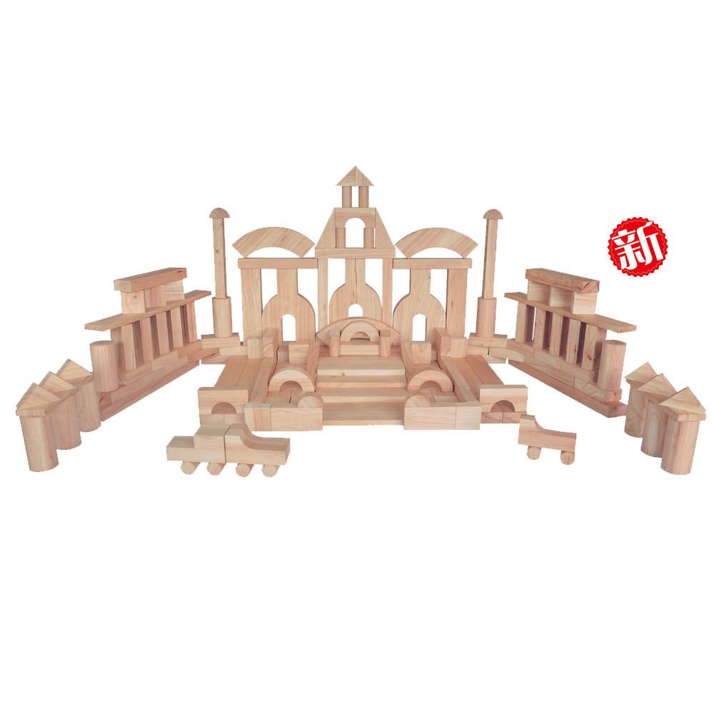 幼儿园早教益智搭建实心大积木