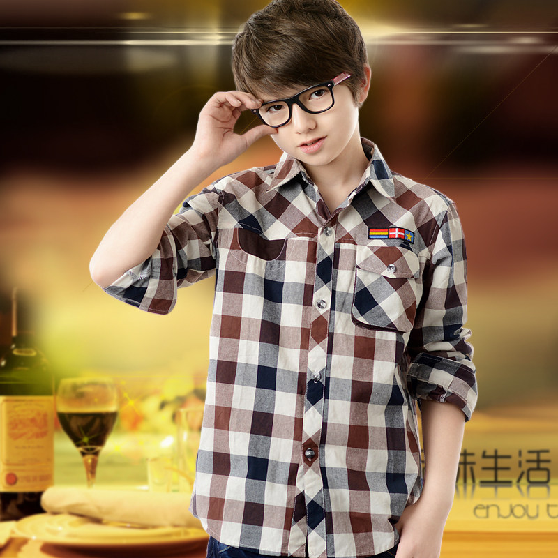 Chemise garcon à manche longue - Ref 2074006 Image 1