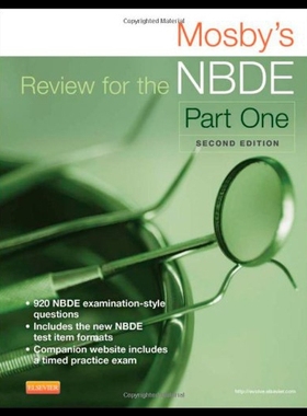 【预售】Mosby's Review for the NBDE, Part One