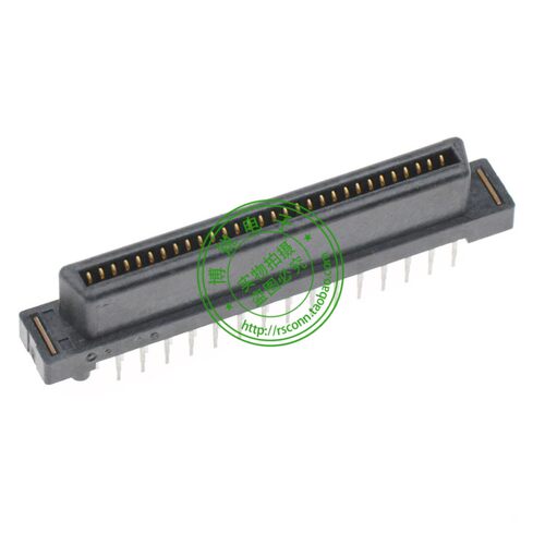 MOLEX SCSI连接器 间距1.27 60PIN 母座槽型 180度直插式