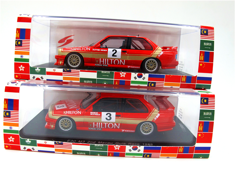 SPARK1：43宝马BMW M3 E30 Winner Macau Guia 树脂汽车模型 玩具/童车/益智/积木/模型 合金车/玩具仿真车/收藏车模 原图主图