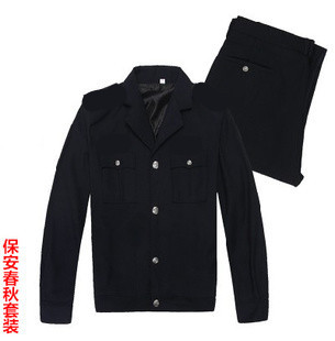保安服春秋套装保安服工作服秋冬装酒店门卫保安制服全套