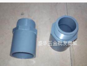 奔达PVC外牙直通 外牙接头 耐酸碱外牙直通2寸-60   4寸-114