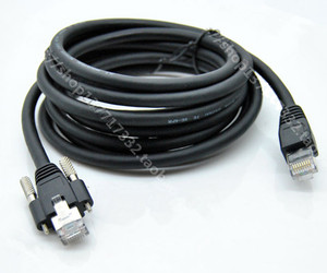 Cable GigE Cat 6 RJ45插头数据传输拖链 水平螺丝紧固装置网线