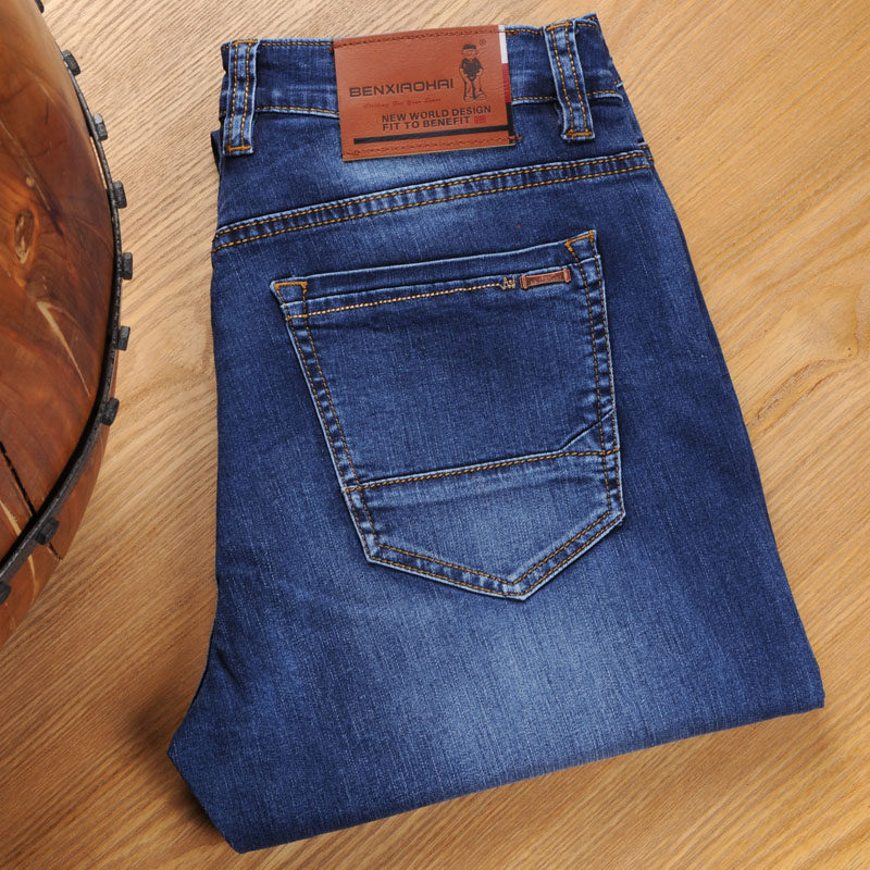 Jeans pour grands chantiers droite en vrac en coton pour été - Ref 1462745 Image 1