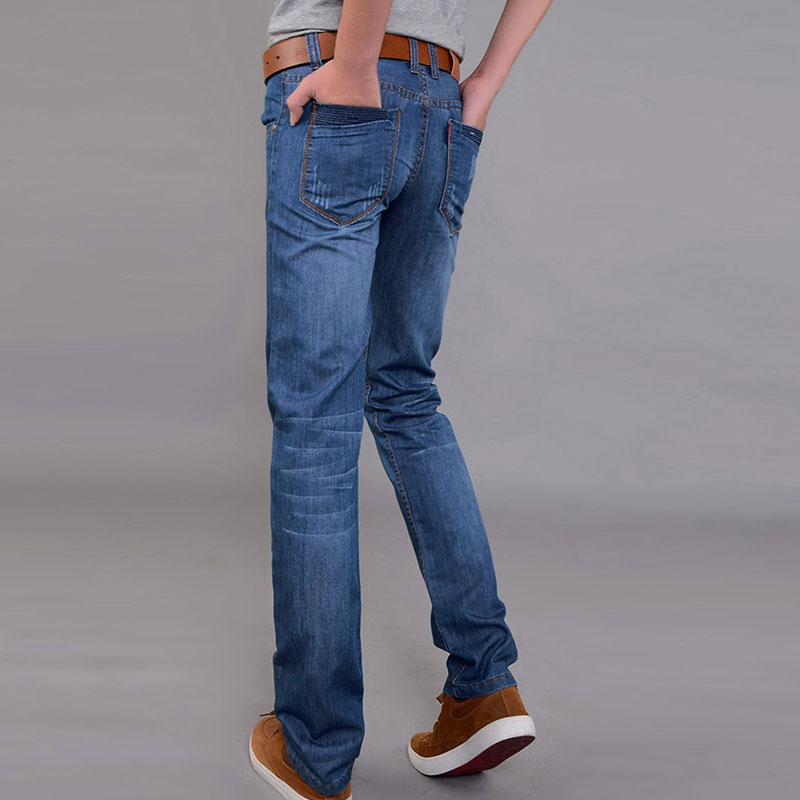 Jeans coupe droite en CVC pour printemps - Ref 1461052 Image 1