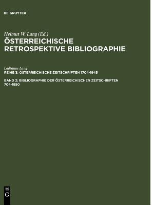 【预售】Bibliographie Der Osterreichischen Z...