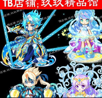 玖玖精品馆falsh 矢量游戏战士 精品服装 小公主npc 人物表情文件