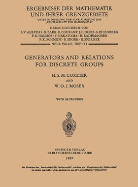 【预订】Generators and Relations for Discret...