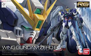 进口现货 万代模型 RG 17 WING ZERO 天使飞翼零式高达 掉毛 EW版