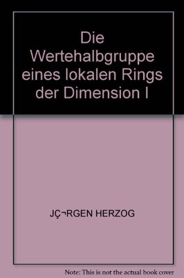 【预订】Die Wertehalbgruppe Eines Lokalen Ri...