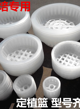 花瓶水培定植篮 植物固定根部塑料篮子绿萝吊兰固根器圆形鱼缸盖