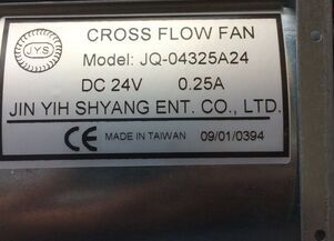 24V FAN FLOW JQD 04325A24横流风扇 04325A24台湾CROSS