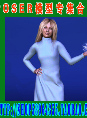 Poser服装模型——Morphing Fantasy Dress幻想连衣裙(3M-171)