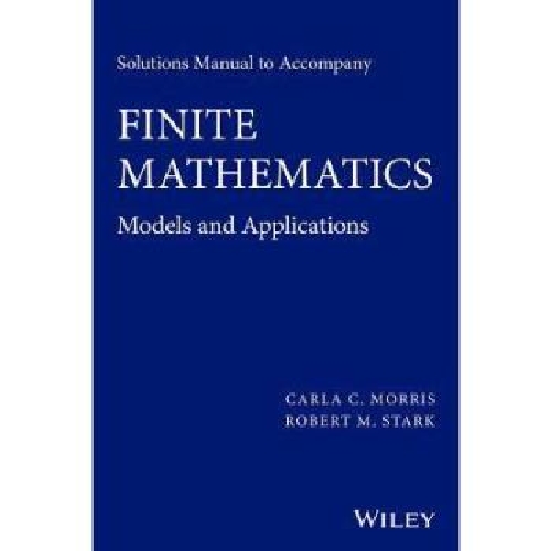 【预订】Solutions Manual to Accompany Finite...-封面