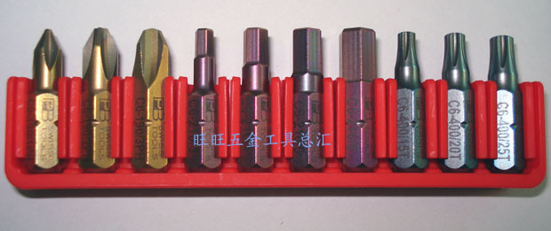 进口瑞士PB SWISS TOOLS 套装星形十字内六角批头 PB C6.975
